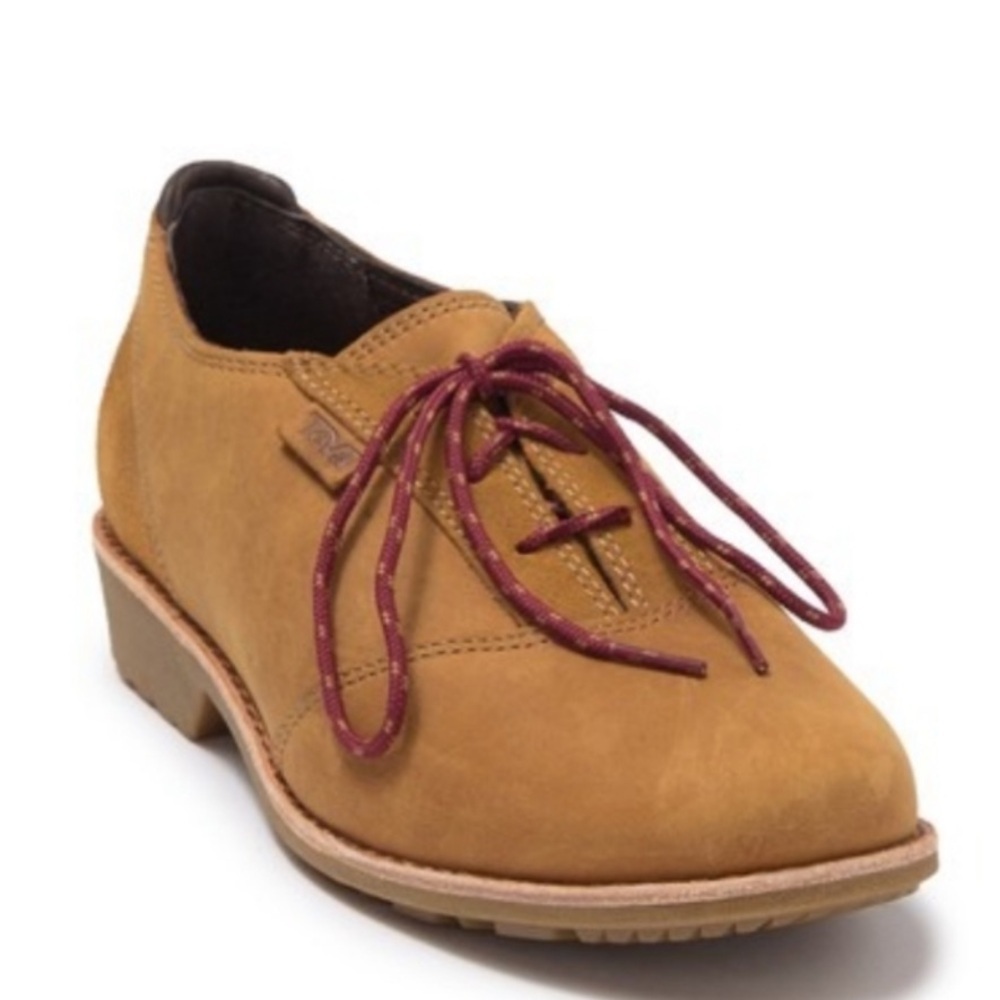 TEVA DE LA VINA DOS SHOES WOMENS TAN (BISON) LEATHER - 8.5
